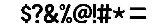 SWEET ROUNDED Font OTHER CHARS