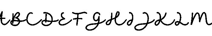 Swag Teacher Font UPPERCASE