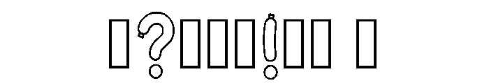 Swallow Regular Font OTHER CHARS