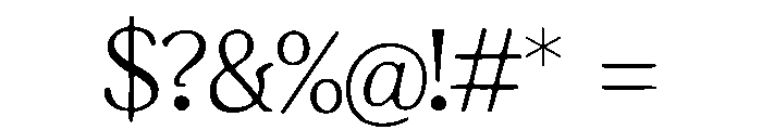 Swan_Empress Font OTHER CHARS