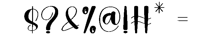 Swanky Valentine Font OTHER CHARS