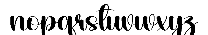 Swanky Valentine Font LOWERCASE