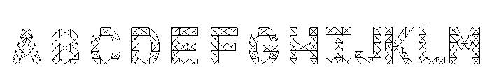 Swans Regular Font UPPERCASE