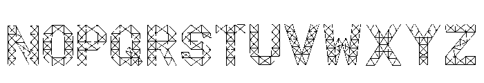 Swans Regular Font UPPERCASE