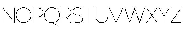 Swarthy Thin Font UPPERCASE
