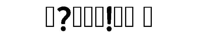 Sway Regular Font OTHER CHARS