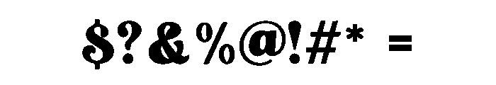 Swaystone Font OTHER CHARS