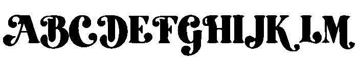 Swaystone Font UPPERCASE