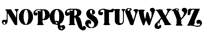 Swaystone Font UPPERCASE