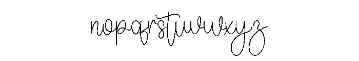 Sweater Handmade Font LOWERCASE