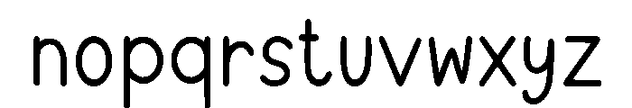 Sweet Action Font LOWERCASE
