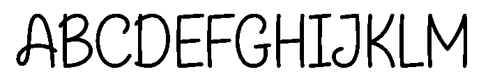 Sweet Actress Font UPPERCASE