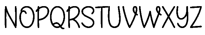 Sweet Actress Font UPPERCASE