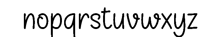 Sweet Actress Font LOWERCASE