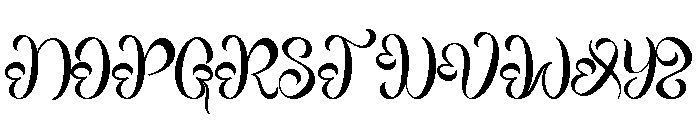 Sweet Amora Font UPPERCASE