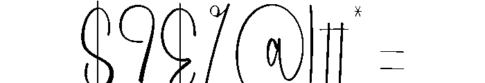 Sweet Bluey Font OTHER CHARS