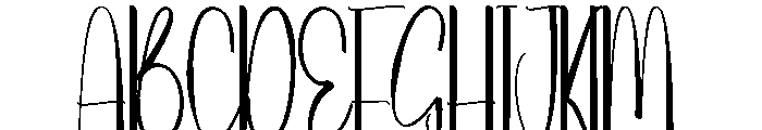 Sweet Bluey Font UPPERCASE