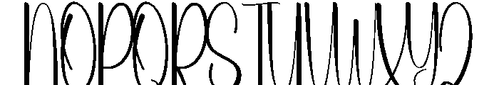 Sweet Bluey Font UPPERCASE
