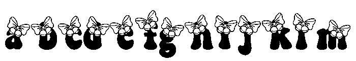Sweet Bow Christmas FONT