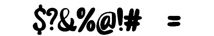 Sweet Bubbles Font OTHER CHARS
