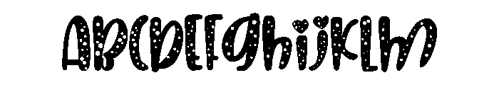 Sweet Bubbles Font UPPERCASE