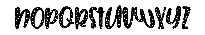 Sweet Bubbles Font UPPERCASE