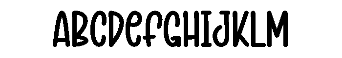 Sweet Children Font UPPERCASE