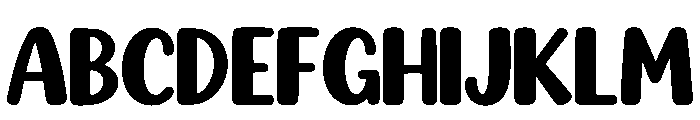 Sweet Crayon Regular Font UPPERCASE
