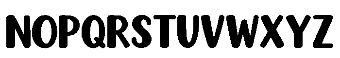 Sweet Crayon Regular Font UPPERCASE
