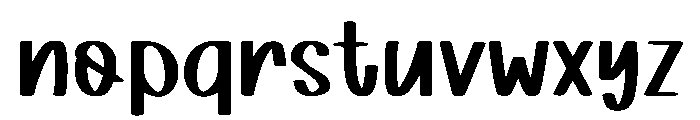 Sweet Crush Font LOWERCASE