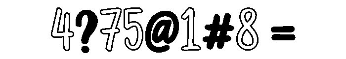 Sweet Cupcake Duo Font OTHER CHARS