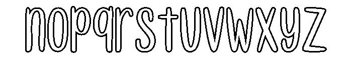 Sweet Cupcake Duo Font LOWERCASE