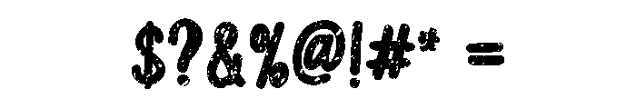 Sweet Cupcake Grain Font OTHER CHARS