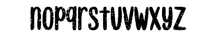 Sweet Cupcake Grain Font LOWERCASE