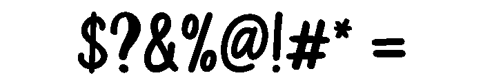 Sweet Cupcake Rough Font OTHER CHARS