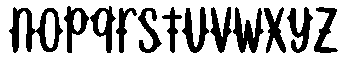 Sweet Cupcake Rough Font LOWERCASE