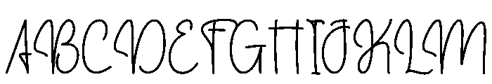 Sweet Delicious Font UPPERCASE