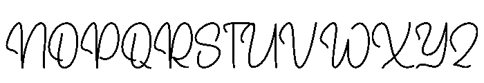 Sweet Delicious Font UPPERCASE