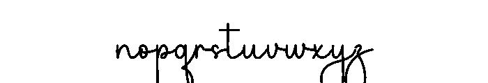 Sweet Delicious Font LOWERCASE