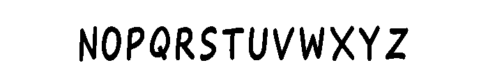 Sweet Doodle Regular Font UPPERCASE