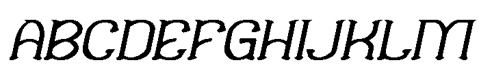 Sweet Emotion Bold Italic Font UPPERCASE