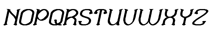 Sweet Emotion Bold Italic Font UPPERCASE