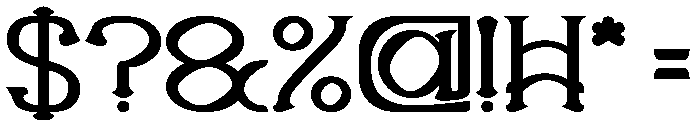 Sweet Emotion Bold Font OTHER CHARS