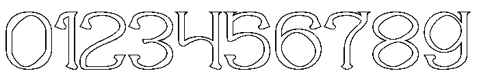 Sweet Emotion-Hollow Font OTHER CHARS