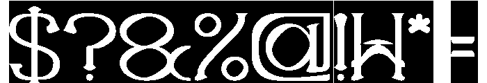 Sweet Emotion-Inverse Font OTHER CHARS