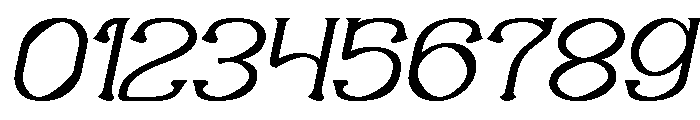 Sweet Emotion Italic Font OTHER CHARS
