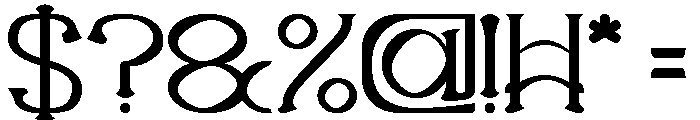 Sweet Emotion Font OTHER CHARS