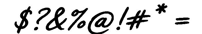 Sweet Friday Thing Bd Ob Script Font OTHER CHARS