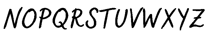 Sweet Friday Thing Bold Caps Font UPPERCASE