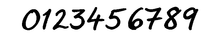 Sweet Friday Thing Bold Script Font OTHER CHARS